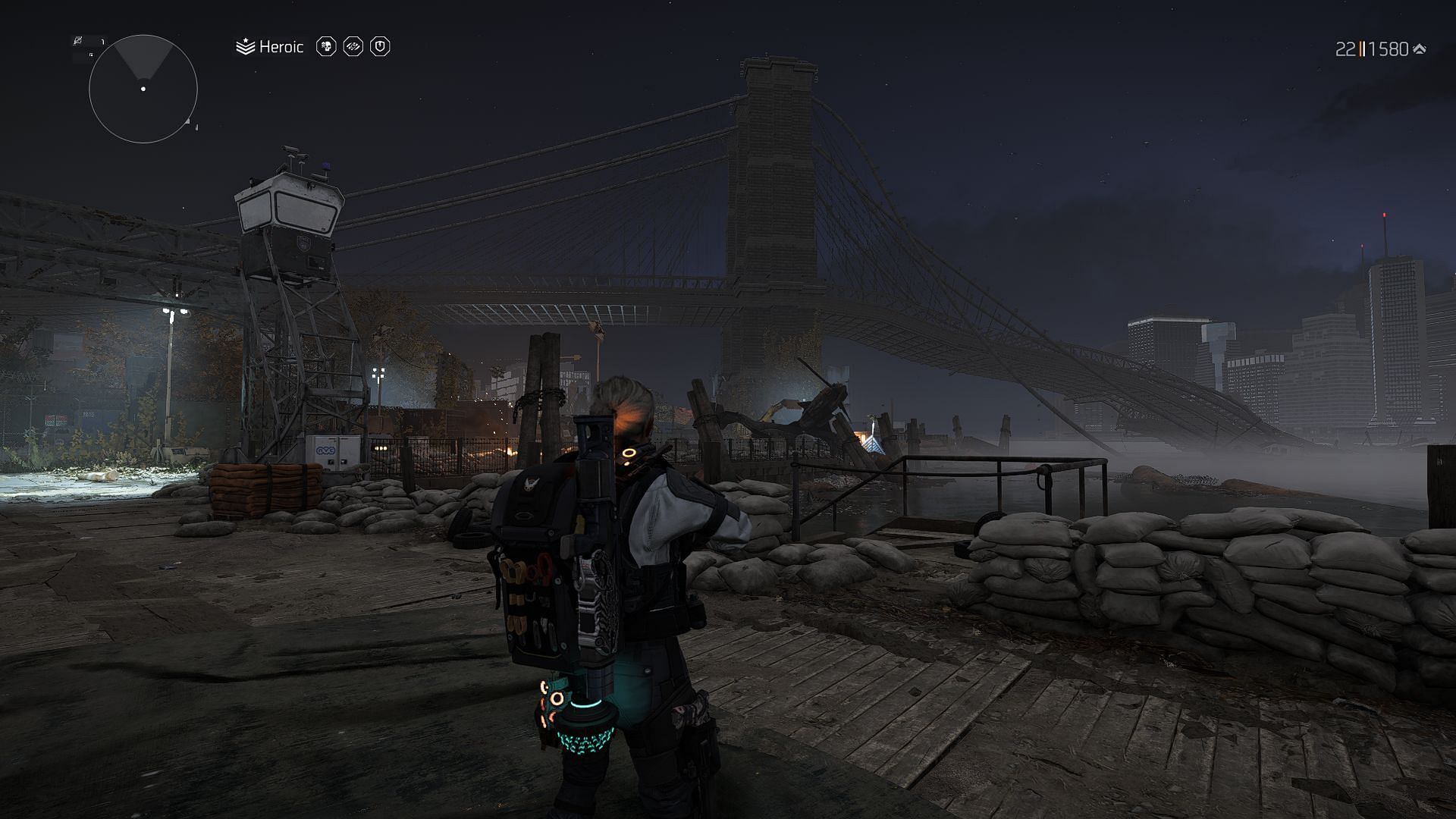 This osprey crashing and killing the First Wave agents begins the story of our characters in The Division (Image via Massive Entertainment)